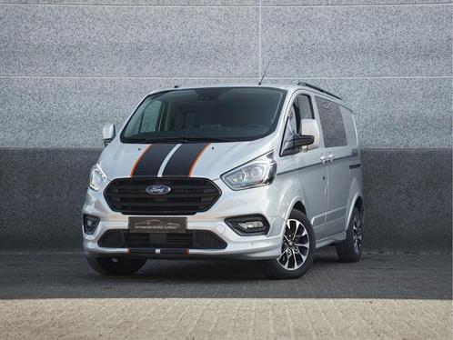 Ford Transit Custom 310 2.0 TDCI Sport DC 170pk L1H1, Auto's, Bestelauto's, Lease, Zwart, Automaat, Overige kleuren, Financial lease