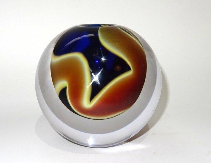 Glasfabriek Leerdam - Henk Verwey - Vaas - Glas, Antiek en Kunst, Antiek | Glas en Kristal