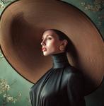 La Mama - Emerald Elegance - XL - Œuvre unique 1/1