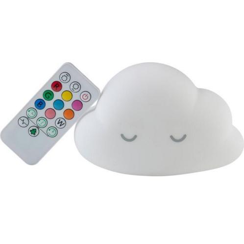 Nachtlampje wolk | Wit | Met afstandsbediening (Kinderkamer), Kinderen en Baby's, Kinderkamer | Inrichting en Decoratie, Nieuw