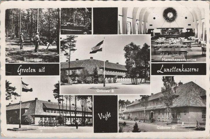 VUGHT - Meerluik Groeten uit Lunettenkazerne Vught, Verzamelen, Ansichtkaarten | Nederland, Verzenden