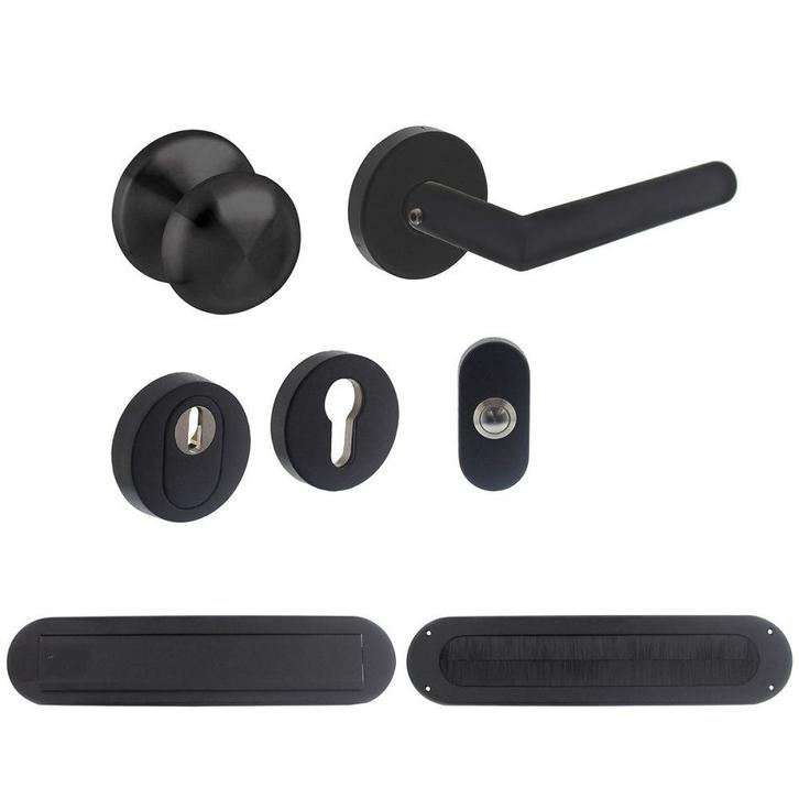 Intersteel voordeurset veiligheidsbeslag 6-delig SKG3***, Doe-het-zelf en Verbouw, Hang- en Sluitwerk, Nieuw, Verzenden