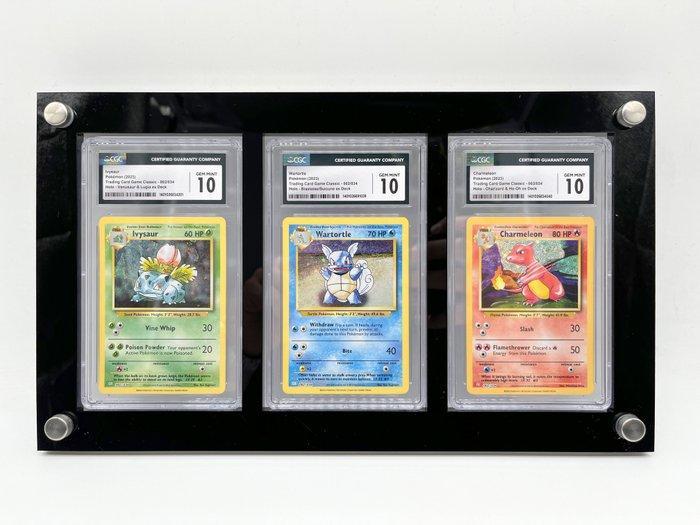 Pokémon - 3 Graded card - Ivysaur, Wartortle & Charmeleon -, Hobby en Vrije tijd, Verzamelkaartspellen | Pokémon