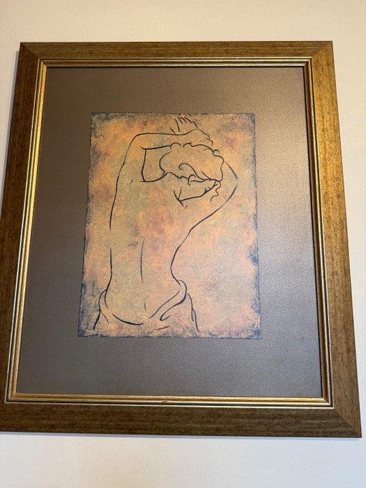 Dan Bennion (XX) - Etude de Femme I & II, Antiek en Kunst, Kunst | Schilderijen | Modern