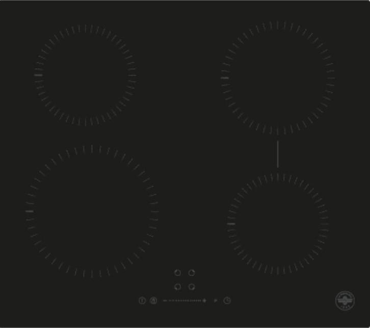 La Germania Inductie kookplaat 60cm, Witgoed en Apparatuur, Kookplaten, Inbouw, 4 kookzones, Energieklasse A of zuiniger, Nieuw