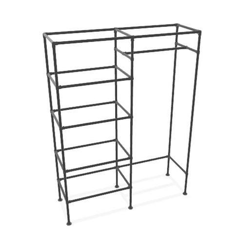 Steigerbuis Kast Agrinio | Zwart 26.9 mm | Staand | DIY | Do, Huis en Inrichting, Kasten | Overige, Ophalen of Verzenden