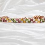 Zonder minimumprijs - Armband Verguld Toermalijn - Topaas -, Nieuw