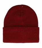 Beanie Muts Basic Donker Rood, Kleding | Dames, Hoeden en Petten, Nieuw