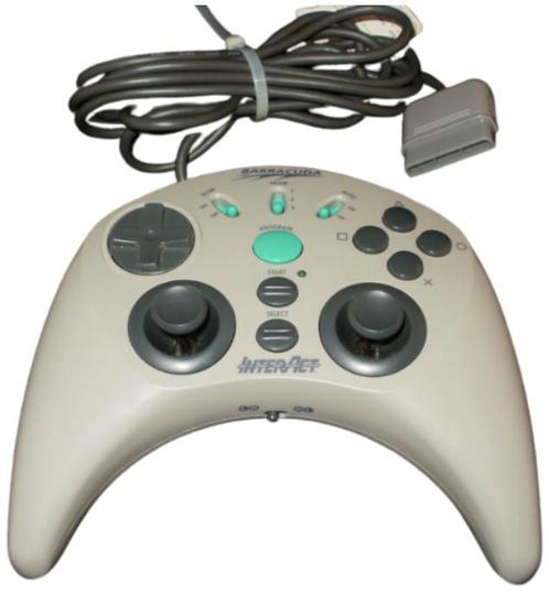 InterAct Barracuda Dual Analog Controller-Grijs (PlayStation, Spelcomputers en Games, Spelcomputers | Sony PlayStation Consoles | Accessoires