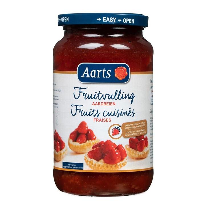 Aarts Fruitvulling Aardbeien 580ml, Hobby en Vrije tijd, Taarten en Cupcakes maken, Nieuw, Verzenden