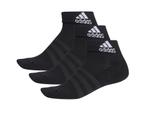 adidas - Cushioned Ankle Sock 3P - Zwarte Sokken - 34 - 36, Nieuw