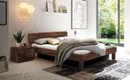 Waterbed Prato massief walnoot 200x200, Verzenden, Nieuw, Tweepersoons, Gestabiliseerd
