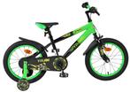 Volare Strike Kinderfiets - Jongens - 16 inch - Zwart Groen, Verzenden, Nieuw