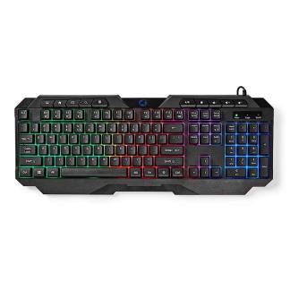 Gaming toetsenbord | Nedis (USB, RGB), Spelcomputers en Games, Spelcomputers | Overige Accessoires, Nieuw, Verzenden