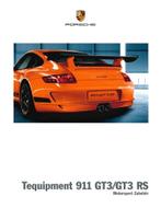 2010 PORSCHE 911 GT3 + RS TEQUIPMENT BROCHURE DUITS, Nieuw, Porsche, Author