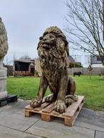 Beeld, XL Giant Gold Lion - 135 cm - Hars, Antiek en Kunst