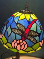 Buffet tafellamp - Glas-in-lood, Antiek en Kunst