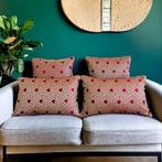 Set van vier fluwelen kussens - Kussen (4), Nieuw