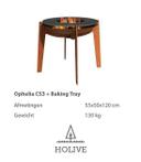 Ophelia CS3 + Baking Tray BBQ vuurschaal barbecue