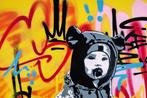 Asko - Young Vandal - XL Canvas - Graffiti Stencil Art, Antiek en Kunst