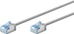 Ultraflexibele 1 M CAT 6A-pathkabel, slank, U/FTP, grijs, Computers en Software, Pc- en Netwerkkabels, Ophalen of Verzenden, Nieuw