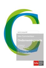 Ondernemingsrecht / 2015-2016 / SDU Commentaar 9789012396042, Verzenden, Gelezen