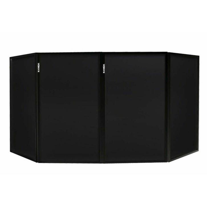 Retourdeal - Vonyx DB2B inklapbaar DJ booth scherm zwart - 2, Muziek en Instrumenten, Dj-sets en Draaitafels, Zo goed als nieuw