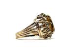 Ring - 18 karaat Roségoud - 8.20ct. tw. Citrien - Diamant, Sieraden, Tassen en Uiterlijk, Nieuw
