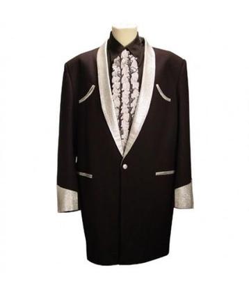 Drape Jacket Black / Silver Lurex-50 (NL) / 40 (UK) beschikbaar voor biedingen