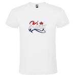 King in rood wit blauw, Kleding | Heren, T-shirts, Nieuw, Overige maten, Roly, Verzenden