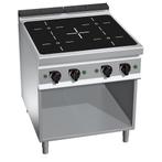 GGM Gastro | Inductiekookplaat - 20 kW - 4 kookplaten |, Verzenden, Nieuw in verpakking, Fornuis, Frituur en Grillen