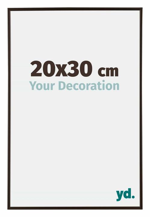Fotolijst 20x30 cm - Antraciet - Kunststof - Evry, Huis en Inrichting, Woonaccessoires | Lijsten, Nieuw, Verzenden