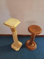 Bijzettafel (2) - Walnoot - Tafel-Servicekolommen