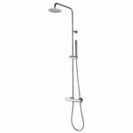 Wiesbaden Caral-Eco douche-opbouwset + therm. Mengkraan, Ophalen of Verzenden, Nieuw, Chroom, Kraan