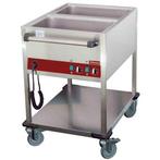 Bain-Marie Wagen | 2x 1/1GN | Afzonderlijk Instelbaar |, Verzenden, Nieuw in verpakking