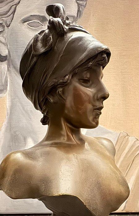 Emmanuel Villanis - sculptuur, Javotte - 27.5 cm - brons -, Antiek en Kunst, Kunst | Designobjecten