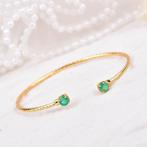Zonder Minimumprijs - Armband Zilver - Emerald - Certified, Nieuw