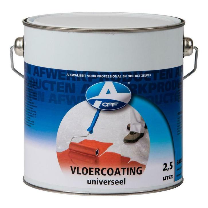 Vloercoating Universeel wit (Polycoat) 2,5 ltr, Doe-het-zelf en Verbouw, Verf, Beits en Lak, Nieuw, Verzenden
