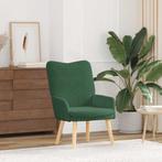 vidaXL Relaxstoel ribfluweel jungle groen, Huis en Inrichting, Fauteuils, Verzenden, Nieuw