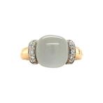 Rosegouden Bigli mini sweety ring 18 krt, Verzenden, Zo goed als nieuw, Wit, Goud