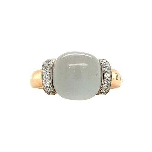 Rosegouden Bigli mini sweety ring 18 krt, Sieraden, Tassen en Uiterlijk, Ringen, Wit, Zo goed als nieuw, Goud, Verzenden