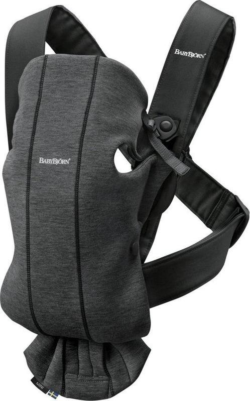 BABYBJÖRN Draagzak Mini Houtskoolgrijs 3D Jersey, Kinderen en Baby's, Babydragers en Draagdoeken, Verzenden