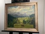Hans Otto Kraus 1907-1995 - Landschaft mit Bergen, Antiek en Kunst, Kunst | Schilderijen | Klassiek