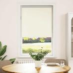 vidaXL Rolgordijn verduisterend gebroken wit 85x130 cm, Huis en Inrichting, Stoffering | Gordijnen en Lamellen, Verzenden, Nieuw