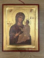 Icoon - Moeder Gods - Hout - 18 x 23,5 cm