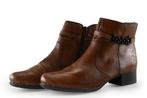 Rieker Enkellaarzen in maat 38 Cognac, Kleding | Dames, Schoenen, Overige kleuren, Verzenden, Lage of Enkellaarzen, Zo goed als nieuw