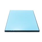 Sample enkel glas gekleurd blauw, Doe-het-zelf en Verbouw, Glas en Ramen, Ophalen of Verzenden, Nieuw