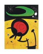 Kunstdruk Joan Miro - Vuelo de pajaros 40x50cm, Huis en Inrichting, Verzenden, Nieuw