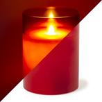 Led kaars | 10 cm | Peha (In glas, Timer, Rood), Huis en Inrichting, Woonaccessoires | Kandelaars en Kaarsen, Verzenden, Nieuw