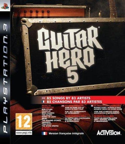 Guitar Hero 5 PS3 Garantie & morgen in huis!, Spelcomputers en Games, Games | Sony PlayStation 3, 1 speler, Zo goed als nieuw